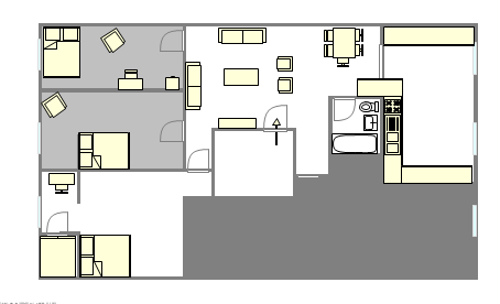 Apartamento Financial District - Plano interactivo