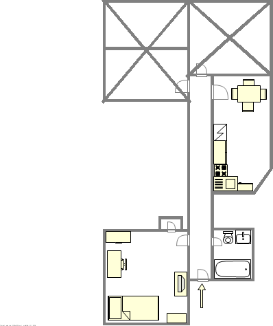 Wohnung Harlem - Interaktiven Plan