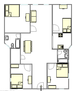 Appartement Upper West Side - Plan interactif