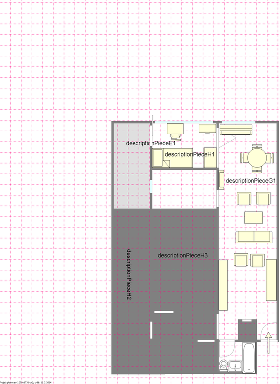 Appartement Upper West Side - Plan interactif