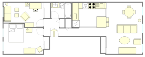 Apartment Hamilton Heights - Interactive plan