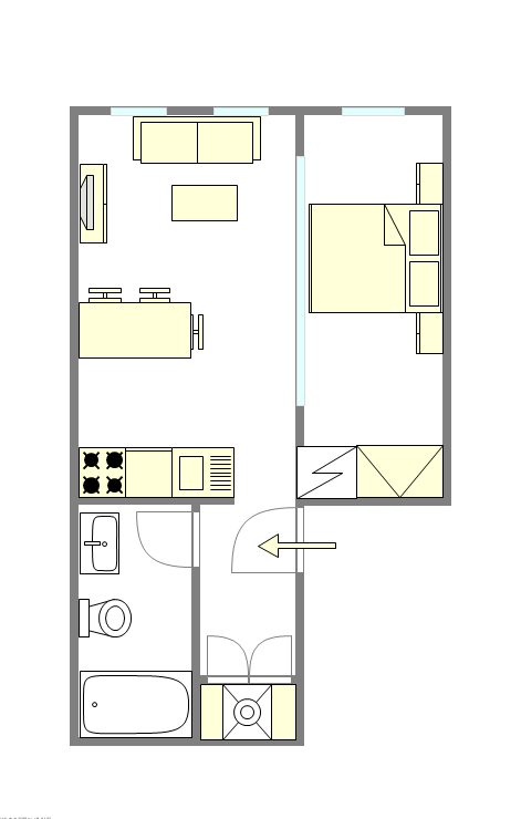 Haus Upper West Side - Interaktiven Plan