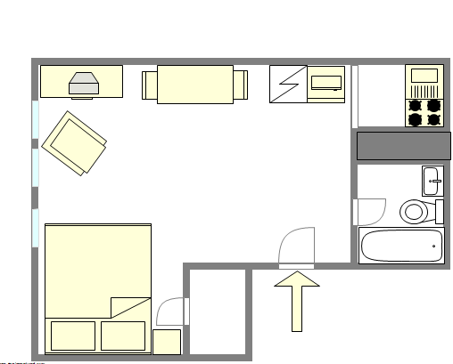 Apartment Upper West Side - Interactive plan