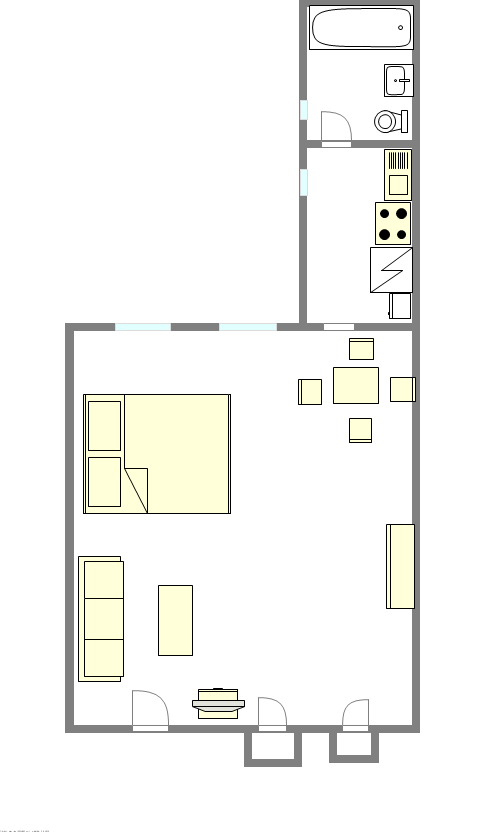 Haus Upper West Side - Interaktiven Plan