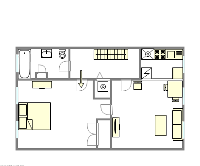 Townhouse Park Slope - Interactive plan