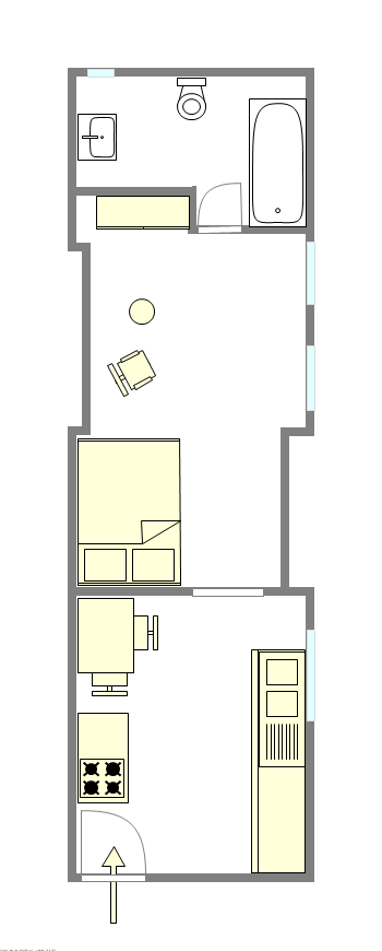 Townhouse Hamilton Heights - Interactive plan