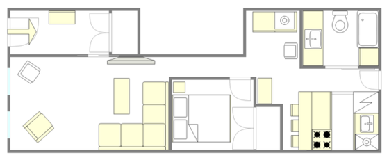 Maison individuelle Bedford Stuyvesant - Plan interactif