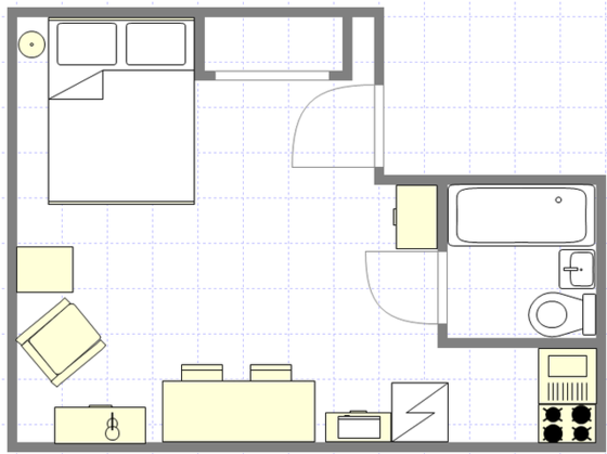 Wohnung Upper West Side - Interaktiven Plan