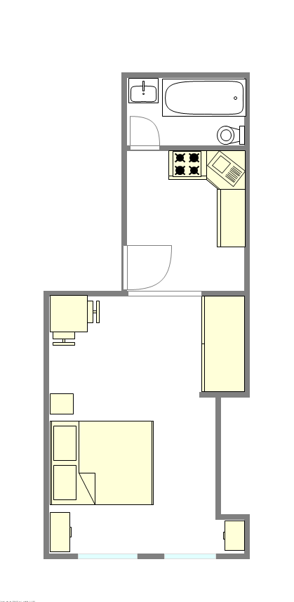 公寓 Soho - 平面图