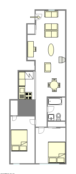 Townhouse Crown Heights - Interactive plan