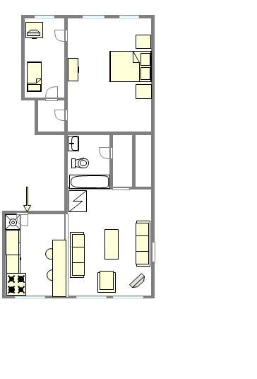 Casa Clinton Hill - Plano interativo