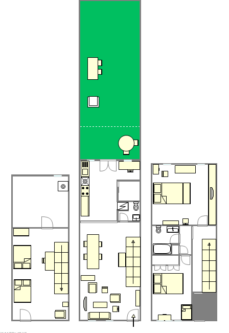 Appartement Park Slope - Plan interactif