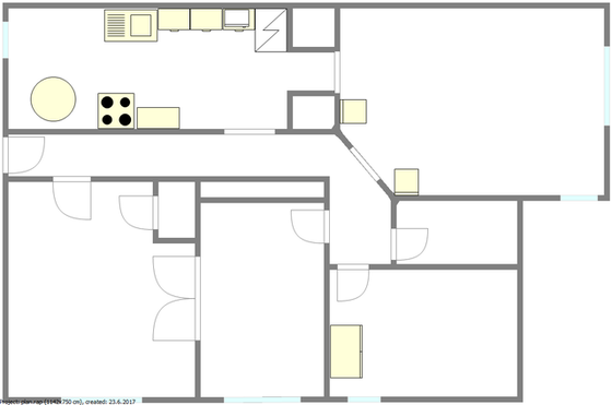 Appartamento Crown Heights - Piantina interattiva