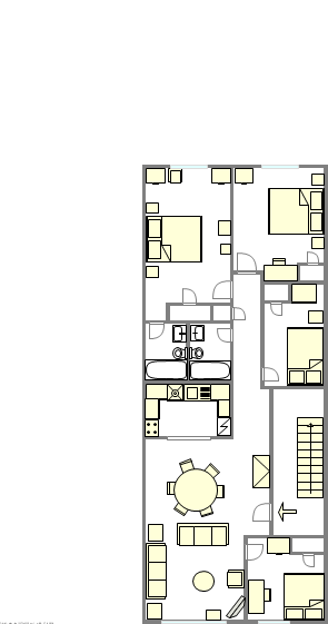 Apartamento Prospect Heights - Plano interativo