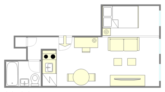 公寓 Sutton - 平面图