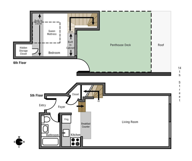 Apartamento Chelsea - Plano interativo