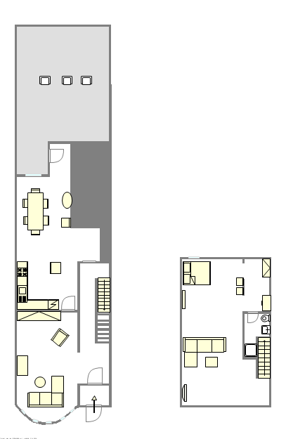 casa Stuyvesant Heights - Plano interactivo