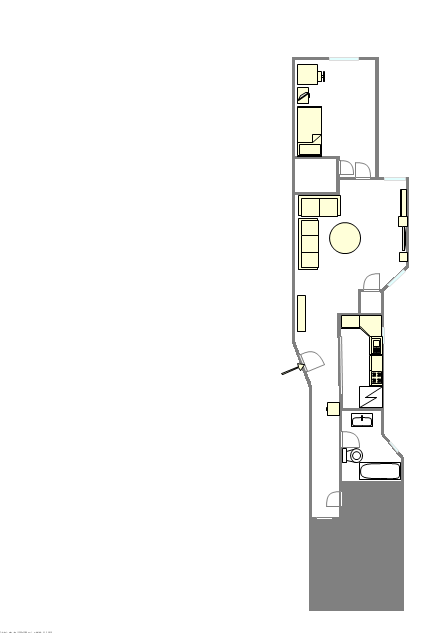 Appartement Carroll Gardens - Plan interactif