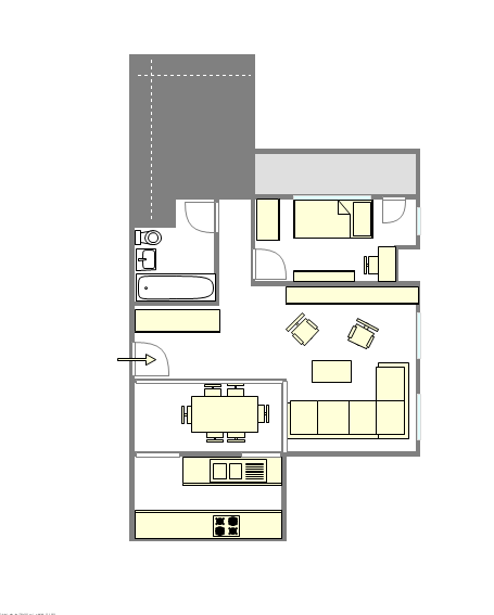 Apartment Upper West Side - Interactive plan