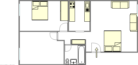 Appartement West Village - Plan interactif