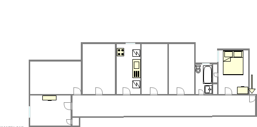 Wohnung Hamilton Heights - Interaktiven Plan