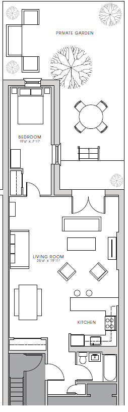 Casa Hamilton Heights - Piantina interattiva