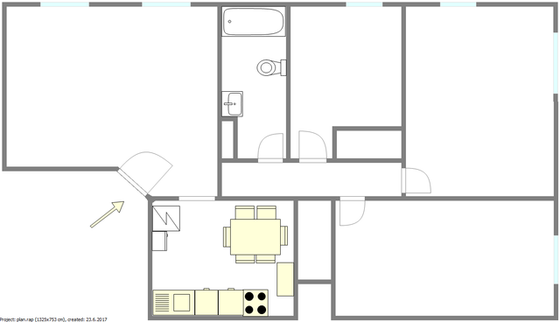 Appartement Crown Heights - Plan interactif