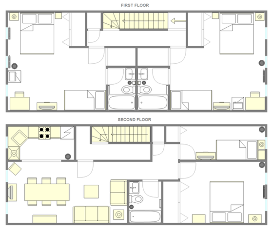 Duplex Park Slope - Interaktiven Plan
