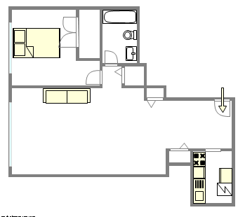 Appartamento Turtle Bay - Piantina interattiva