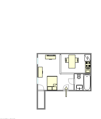 Appartement West Village - Plan interactif