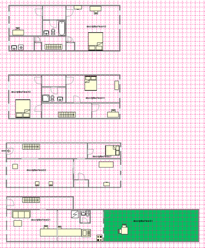 Maison individuelle Bedford Stuyvesant - Plan interactif