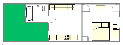 Apartamento Boerum Hill - Plano interativo