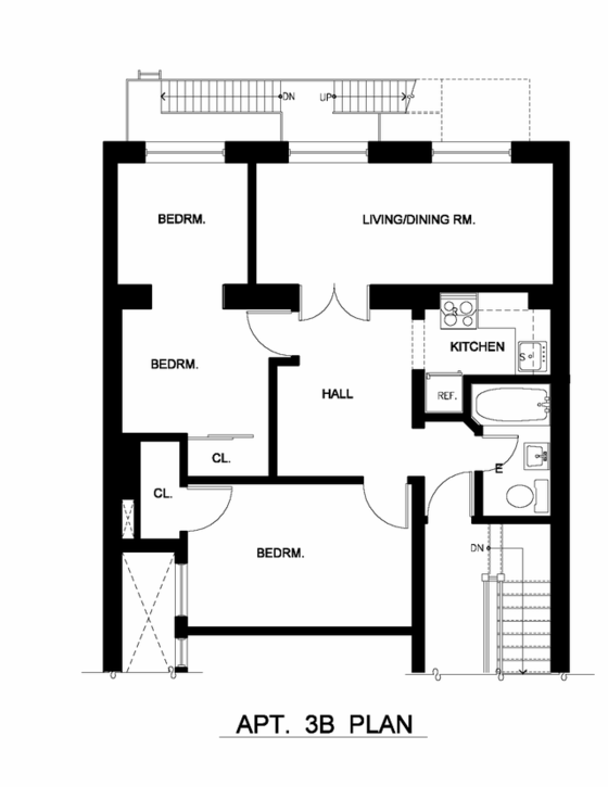 Appartamento East Village - Piantina interattiva