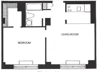 Apartamento Midtown West - Plano interativo