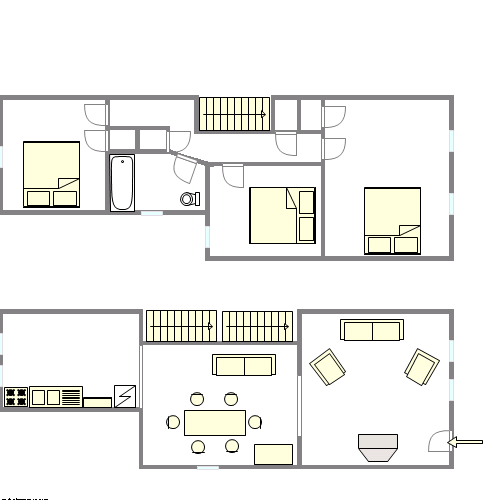 Casa Flatbush - Plano interativo