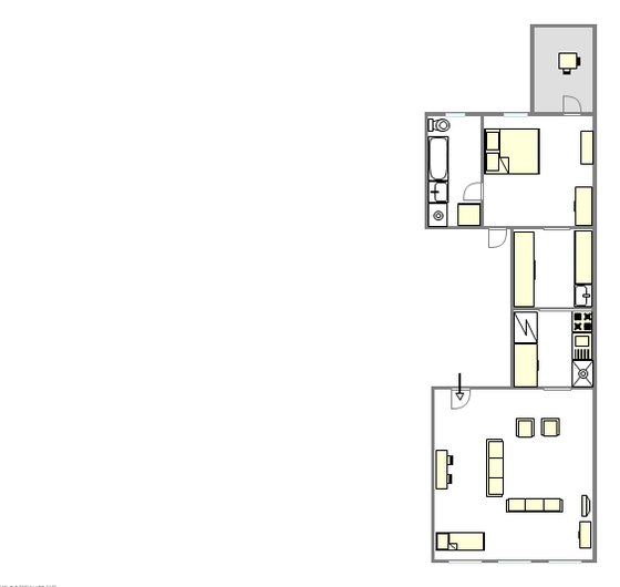Wohnung Upper West Side - Interaktiven Plan