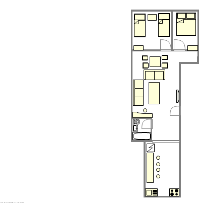 Apartamento East Village - Plano interativo