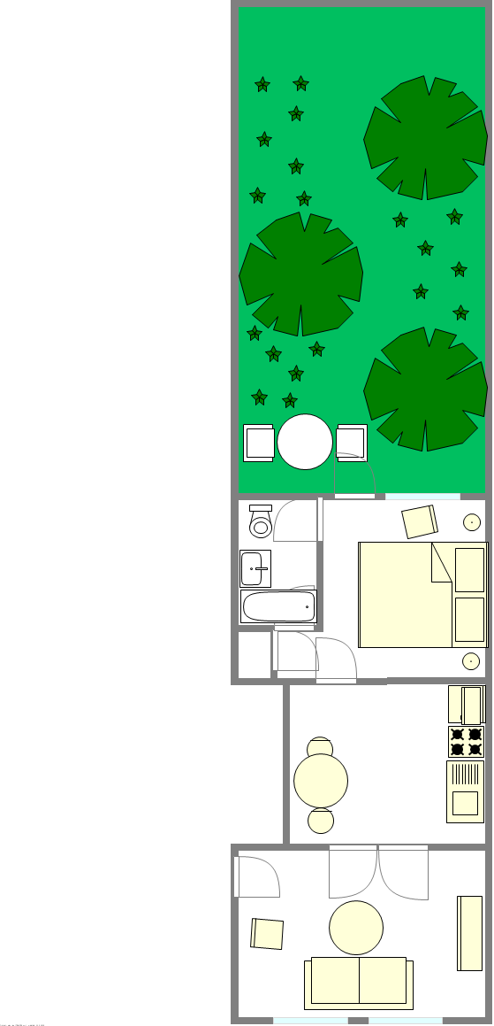 Wohnung Hamilton Heights - Interaktiven Plan