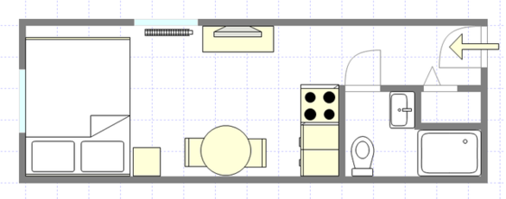 Appartement West Village - Plan interactif