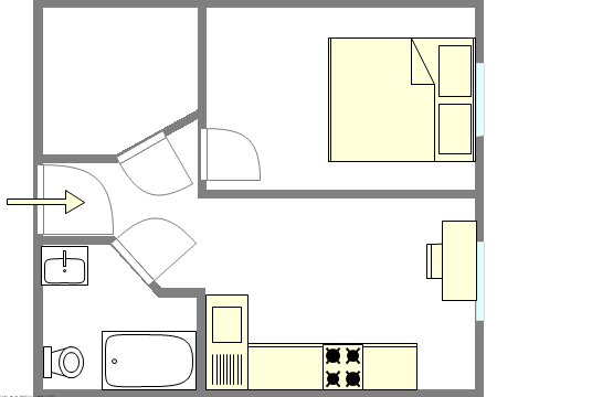 Apartment Hamilton Heights - Interactive plan