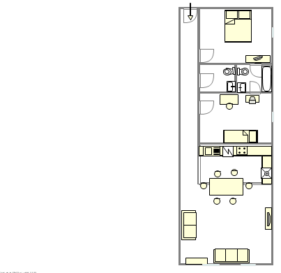 Wohnung Harlem - Interaktiven Plan