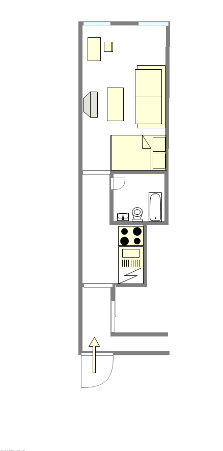 Wohnung Gramercy Park - Interaktiven Plan