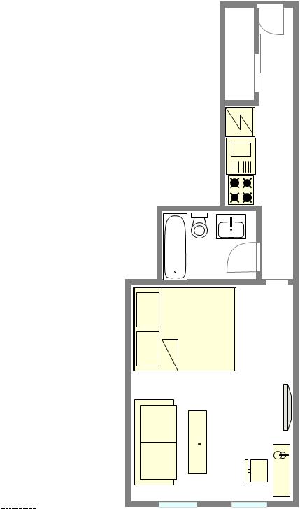 Appartement Gramercy Park - Plan interactif