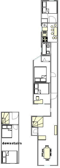 Wohnung Upper West Side - Interaktiven Plan