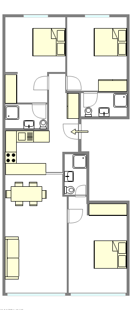 Apartment Midtown East - Interactive plan