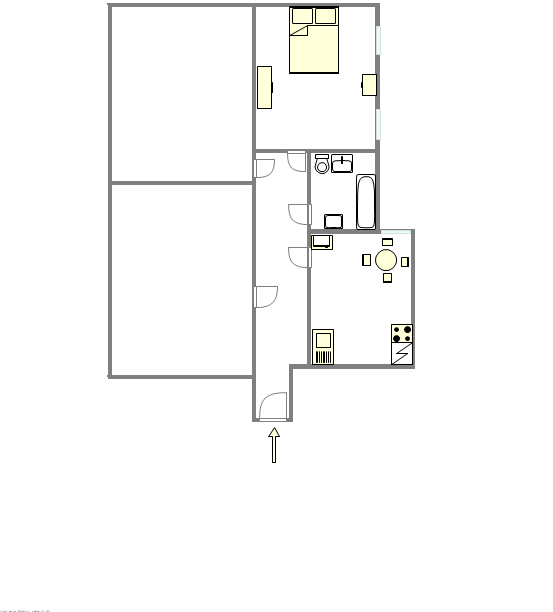 Квартира Crown Heights - Интерактивный план