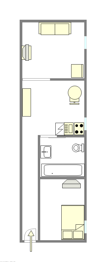 Apartment Greenwich Village - Interactive plan