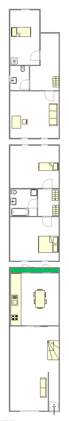 casa Carroll Gardens - Piantina interattiva